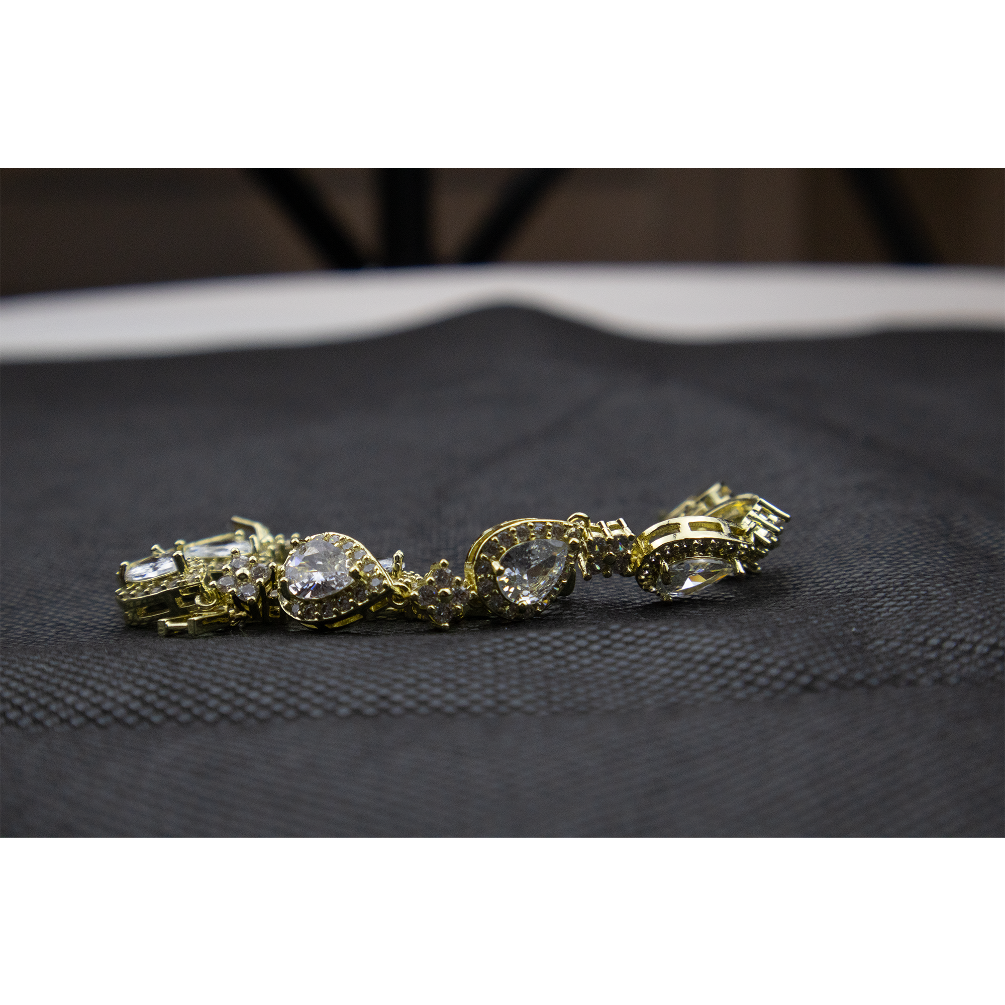 Gold Multi Drop Bracelet