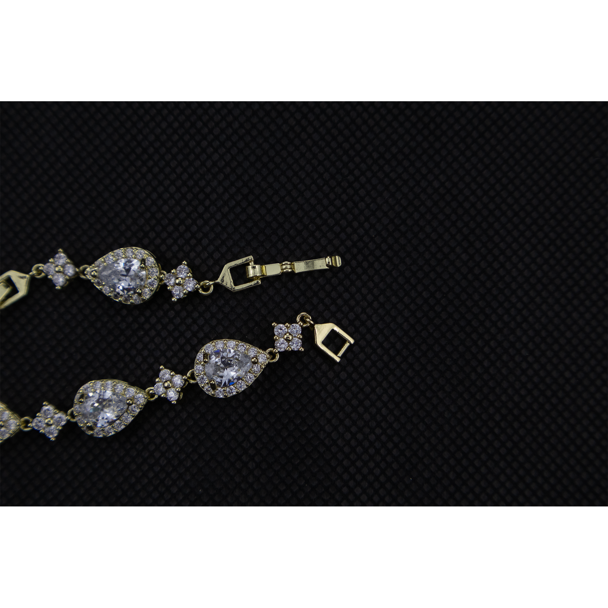 Gold Multi Drop Bracelet