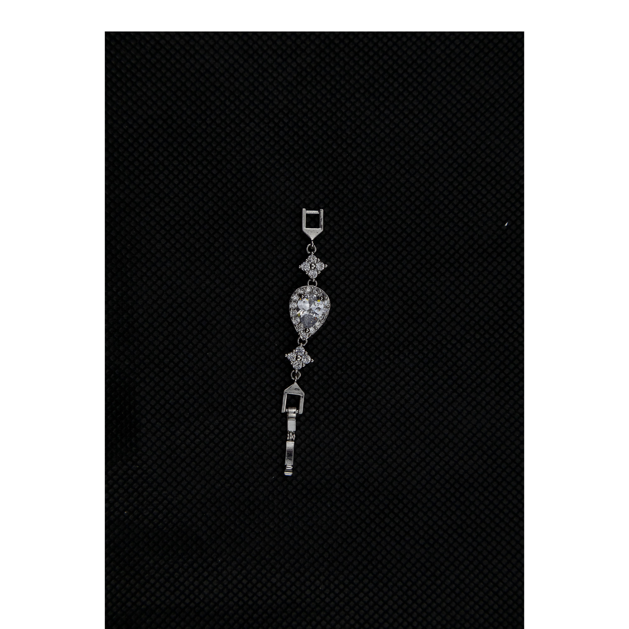 Silver Multi Drop Bracelet