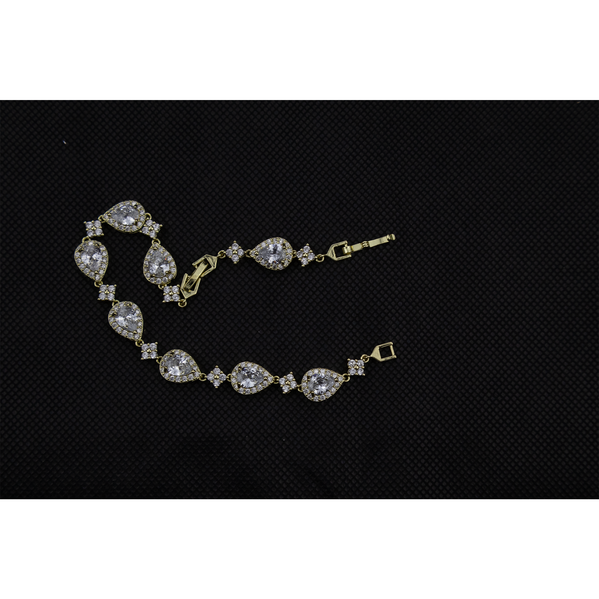 Gold Multi Drop Bracelet