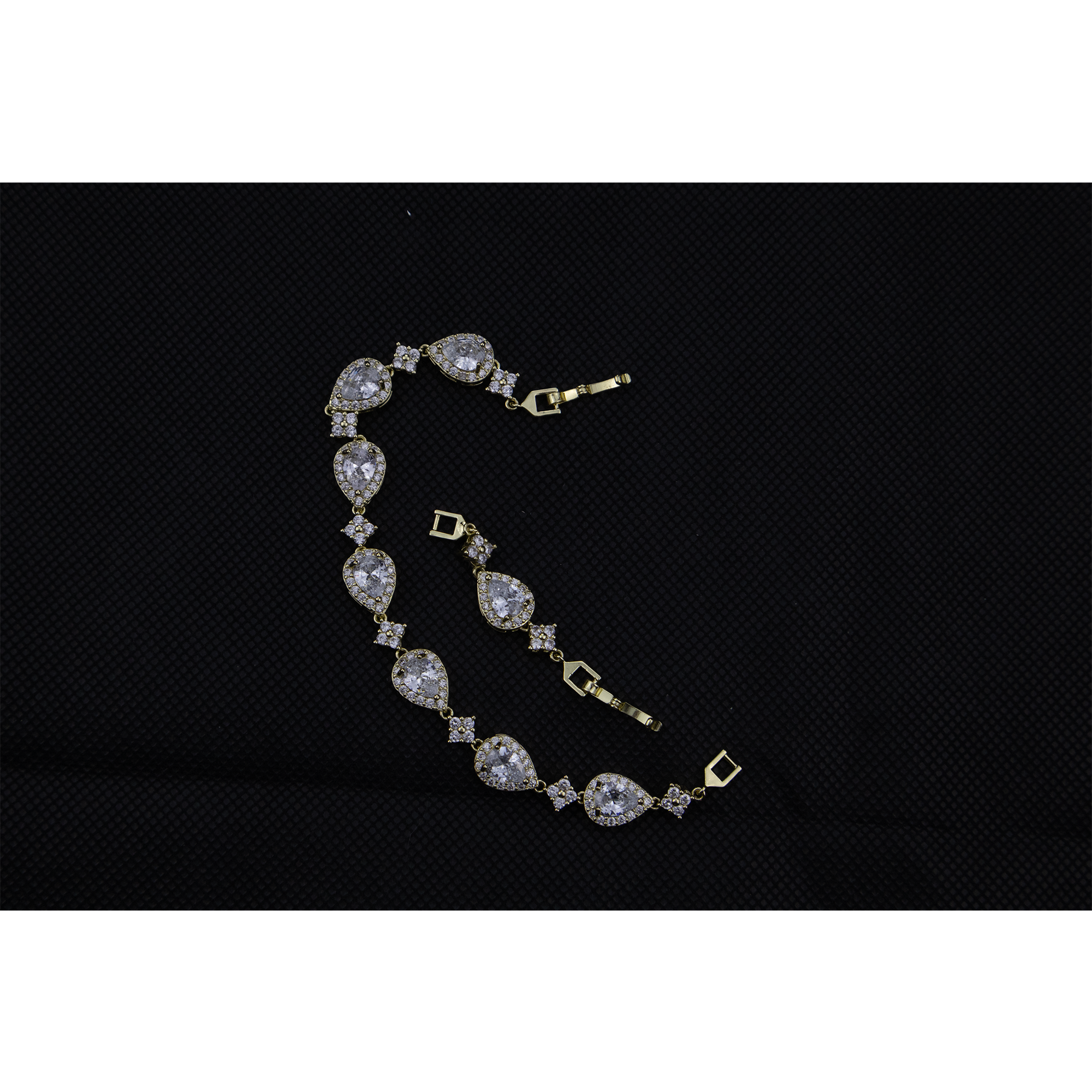 Gold Multi Drop Bracelet