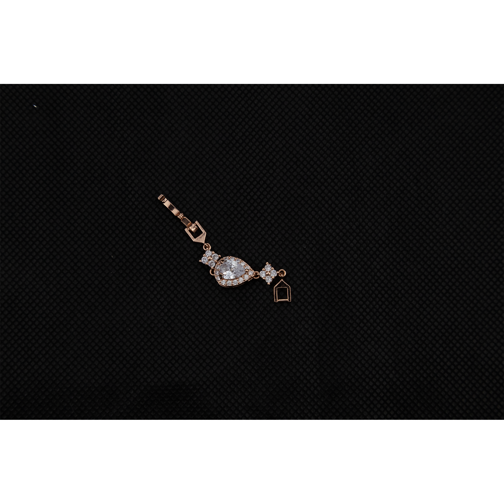 Rose Gold Multi Drop Bracelet