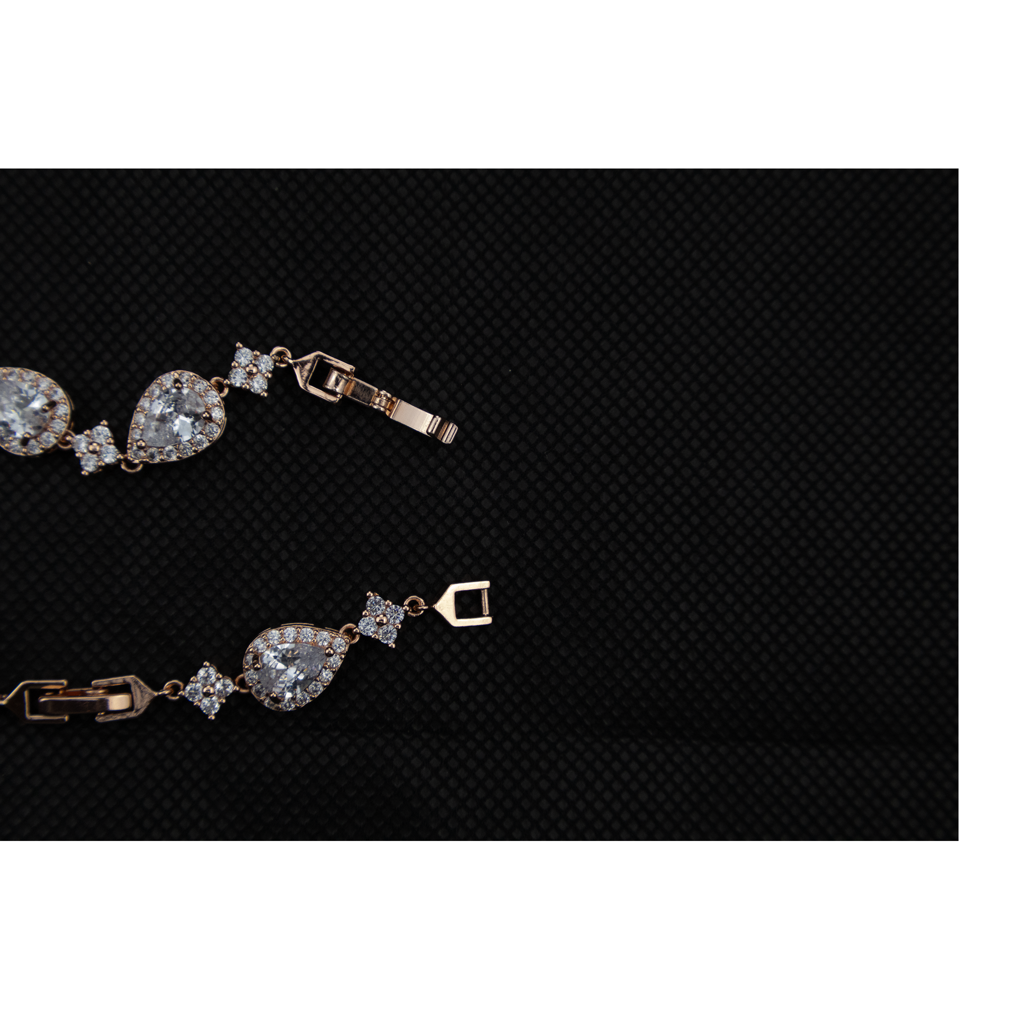 Rose Gold Multi Drop Bracelet